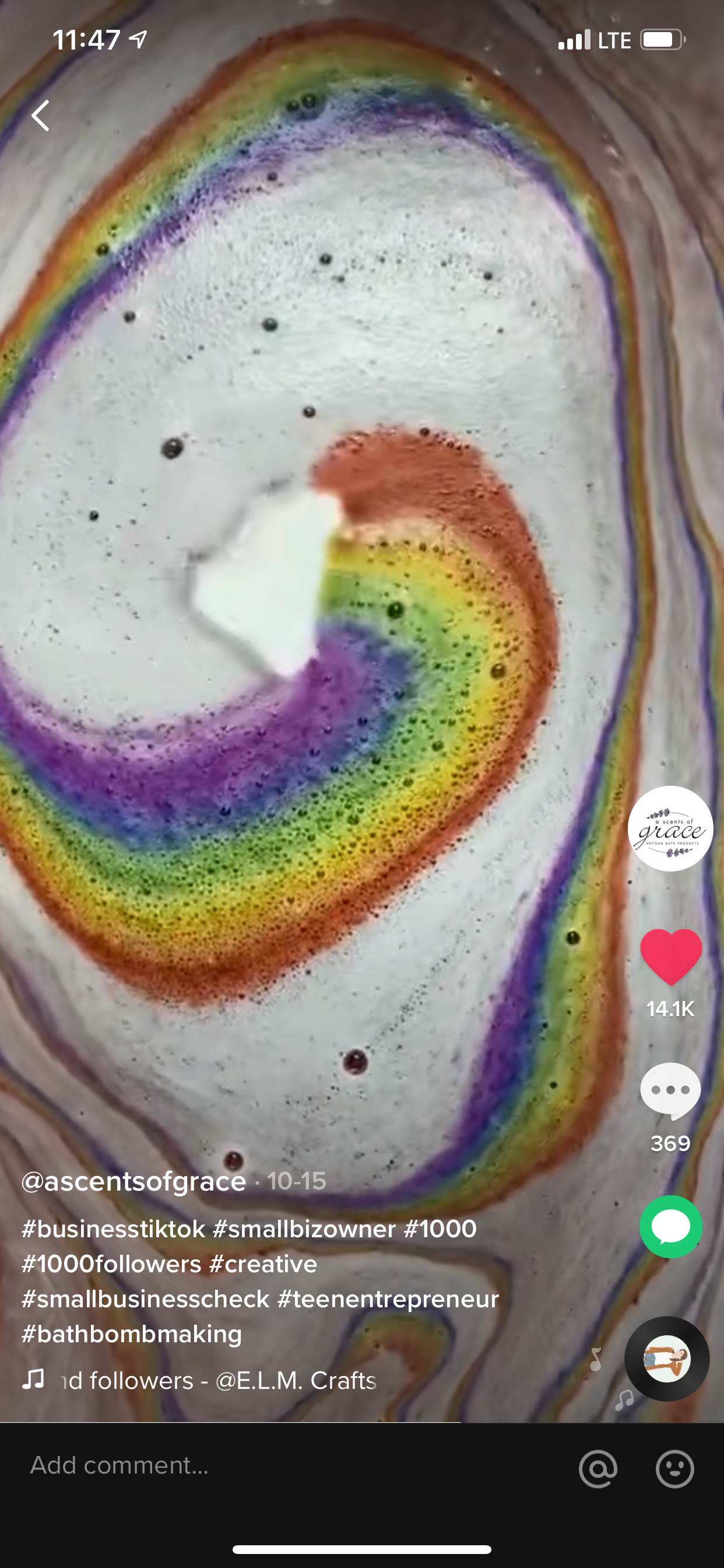 Rainbow Cloud BathBomb