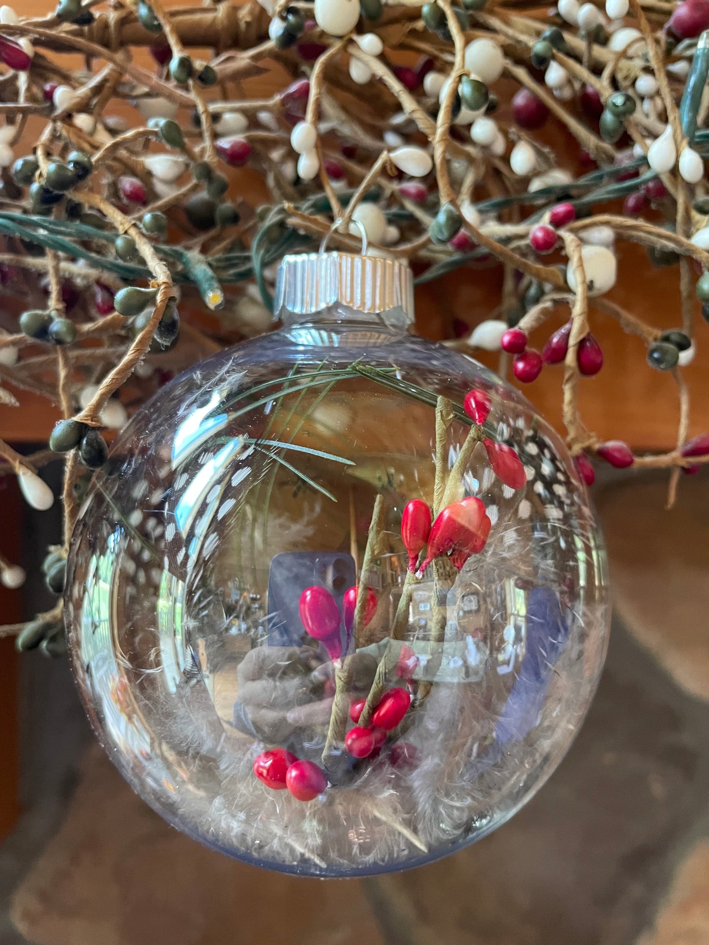 Wildcrafted Guinea Feather Ornament