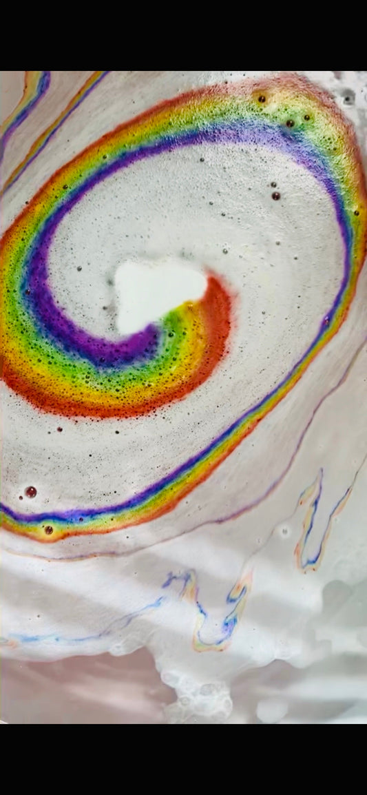 Wholesale lot of 10 Rainbow Cloud BathBomb